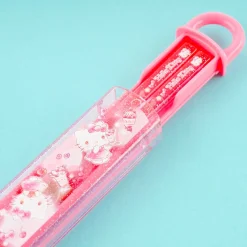 Hello Kitty Cherry Sparkle Chopsticks With Case