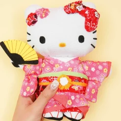 Hello Kitty Chirimen Japanese Doll Plushie - Medium