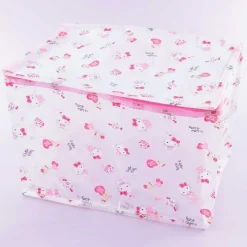 Hello Kitty Clear Zippered Foldable Storage Box - Medium