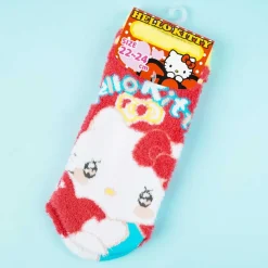 Hello Kitty Cute Face Fluffy Room Socks