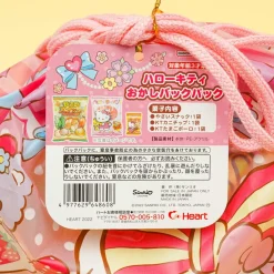 Hello Kitty Drawstring Pouch With Snacks