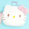 Hello Kitty Face Plushie Pouch With Window