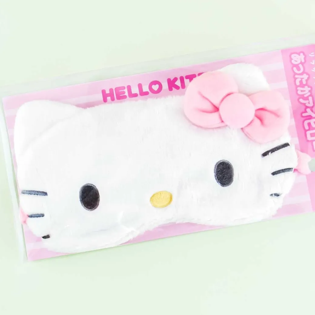 Hello Kitty Fluffy Eye Mask With Heat Pad