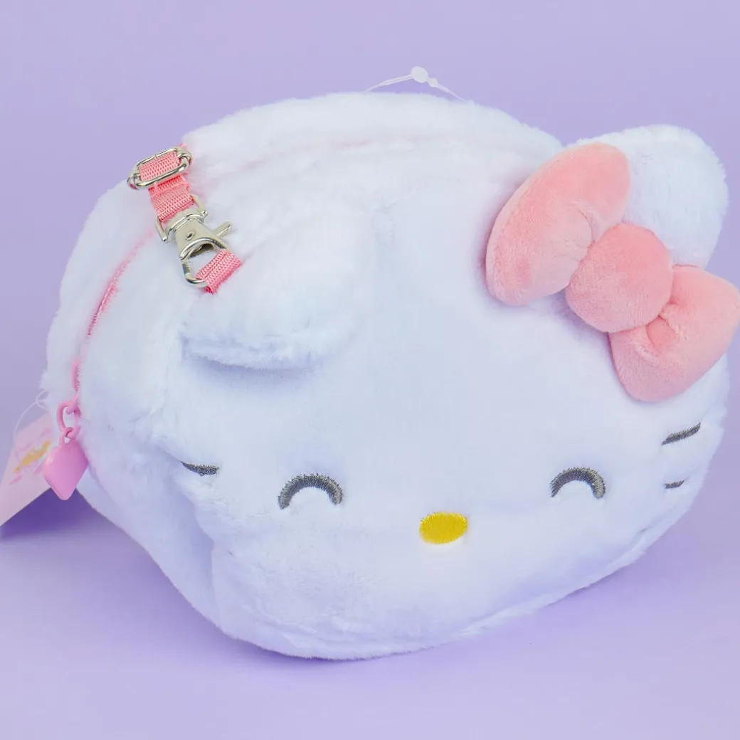 Hello Kitty Fluffy Face Sling Bag