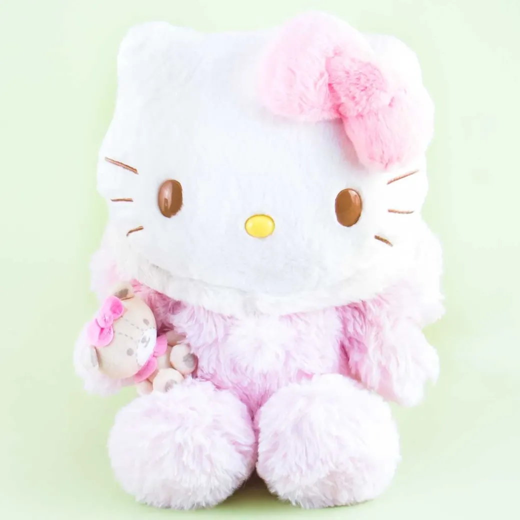 Hello Kitty Fluffy Hood Plushie - Medium