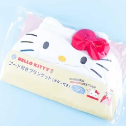 Hello Kitty Fluffy Hooded Blanket