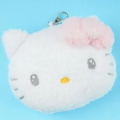 Hello Kitty Fluffy Luminous Face Pouch & Card Case