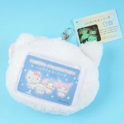 Hello Kitty Fluffy Luminous Face Pouch & Card Case