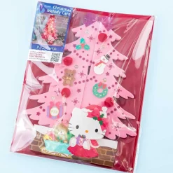 Hello Kitty Fluffy Singing Christmas Card
