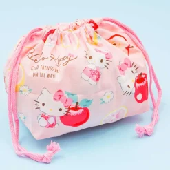 Hello Kitty Fruity Love Drawstring Lunch Bag