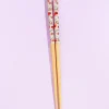 Hello Kitty Gingham Fruit Harvest Bamboo Chopsticks