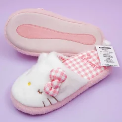 Hello Kitty Gingham Indoor Slippers