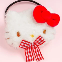 Hello Kitty Gingham Ribbon Hair Tie