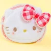 Hello Kitty Gingham Ribbon Fluffy Pouch