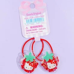 Hello Kitty Glittery Hair Ties
