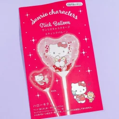 Hello Kitty Glittery Heart Stick Balloon
