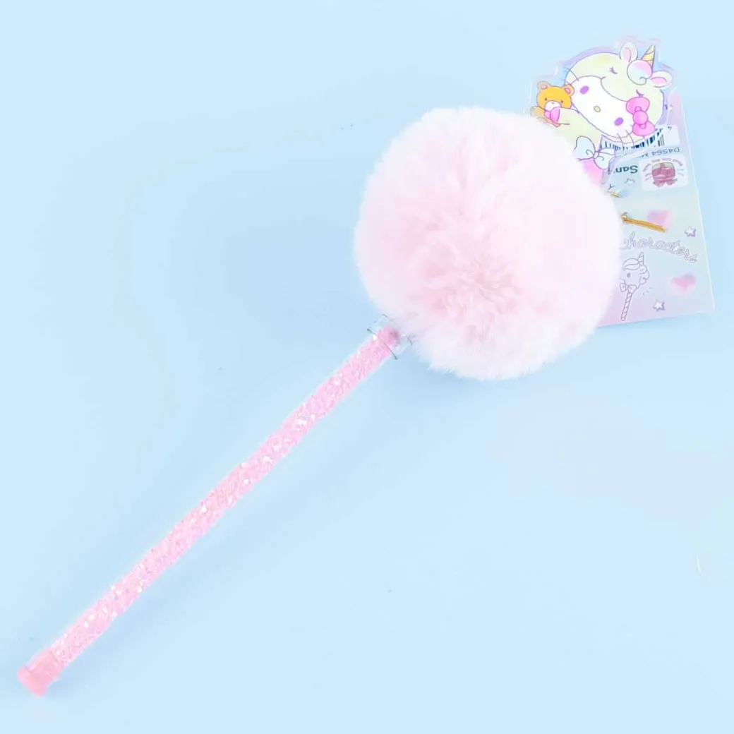Hello Kitty Glittery Unicorn Furball Pen