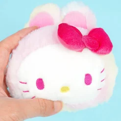 Hello Kitty Gradient Bunny Plushie Card Case & Charm - Rainbow