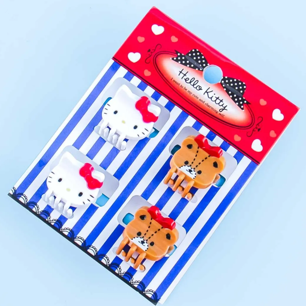 Hello Kitty Hair Clips Set