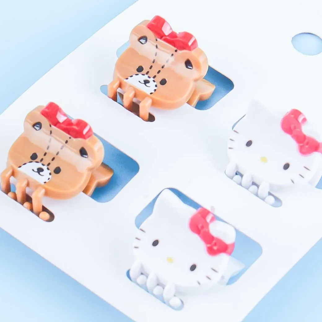 Hello Kitty Hair Clips Set