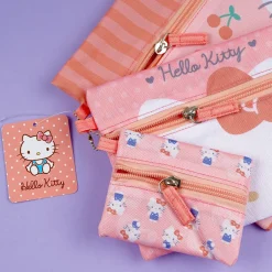 Hello Kitty Heart & Cherry Flat Pouch Set - 3 pc