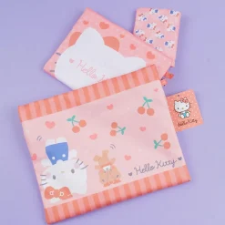 Hello Kitty Heart & Cherry Flat Pouch Set - 3 pc