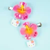 Hello Kitty Hibiscus Gyaru Hair Clip Set
