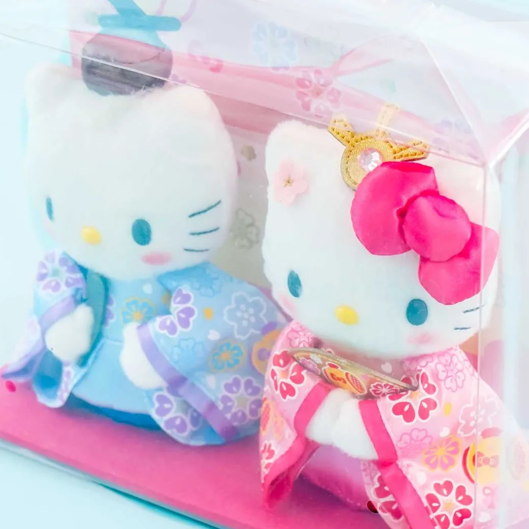 Hello Kitty Hinamatsuri Plushie Doll Set
