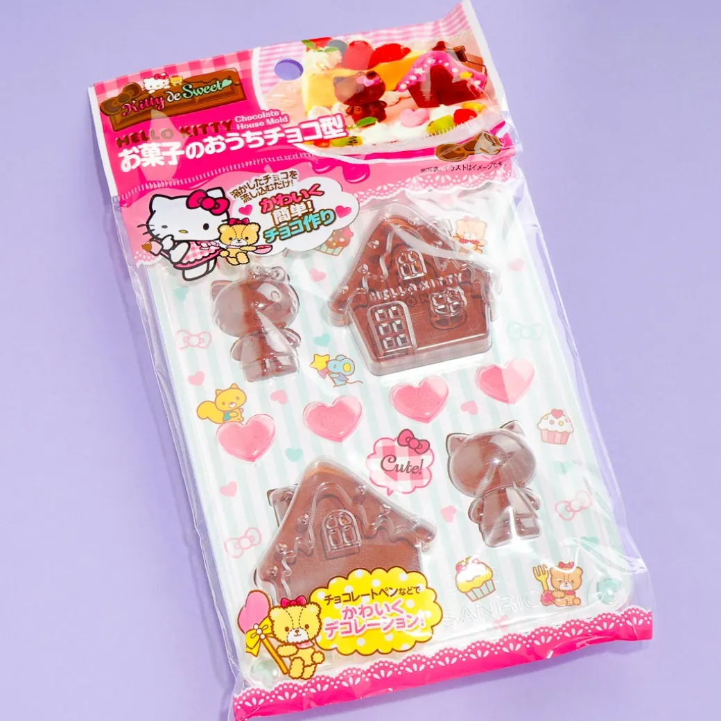 Hello Kitty House Clear Chocolate Mold Tray