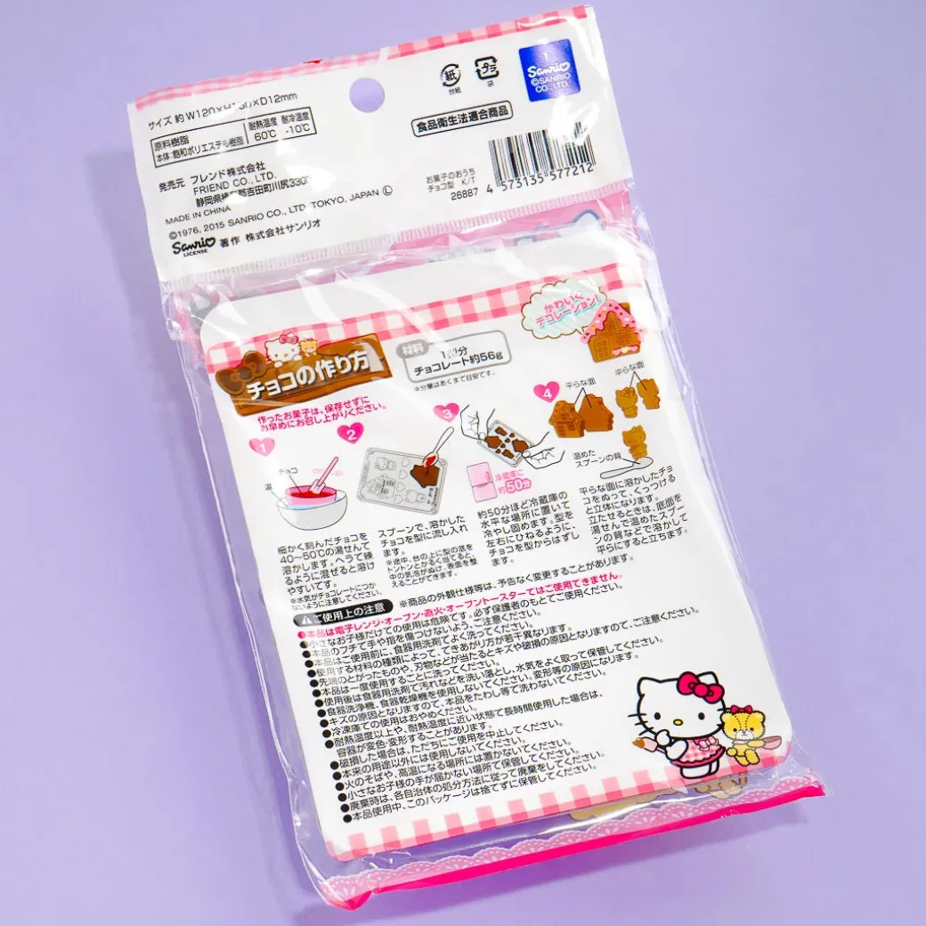 Hello Kitty House Clear Chocolate Mold Tray