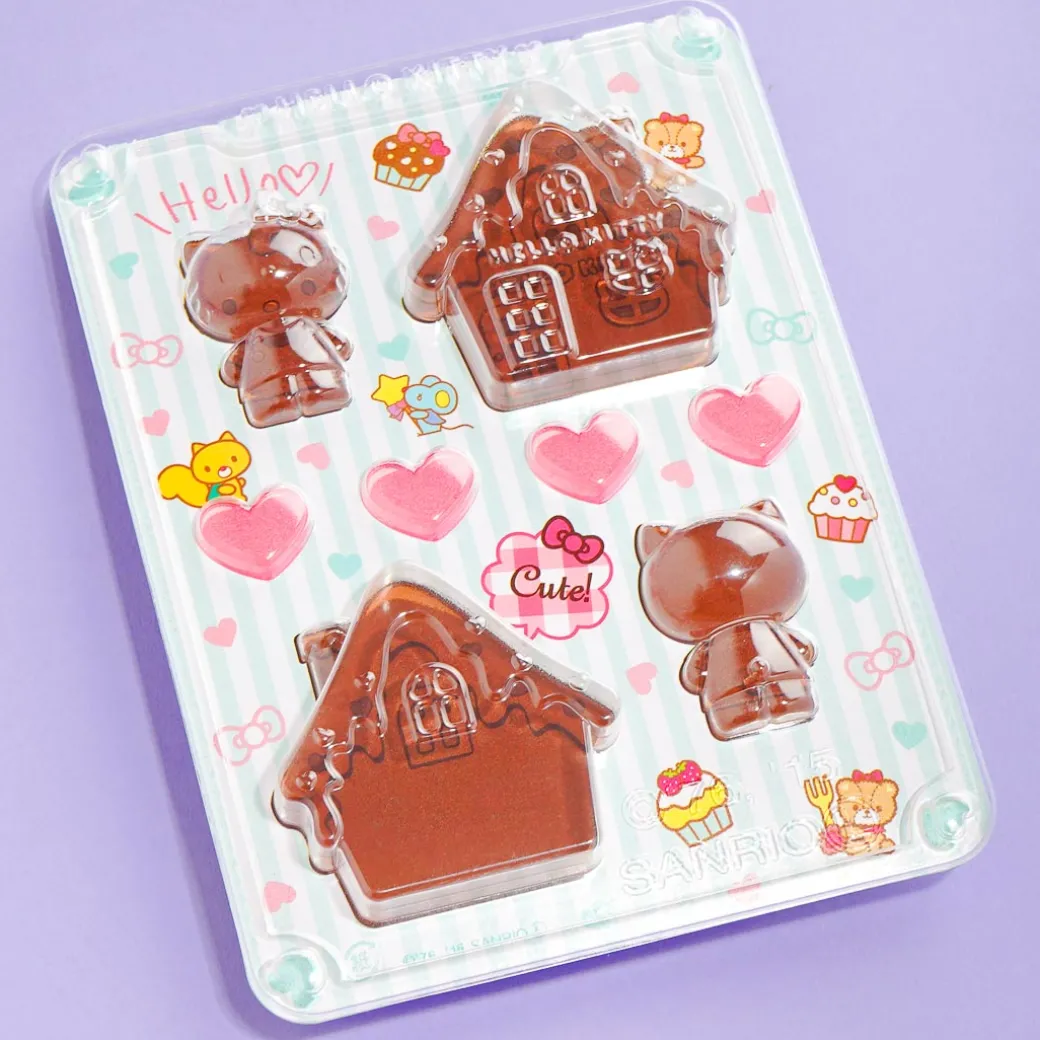 Hello Kitty House Clear Chocolate Mold Tray