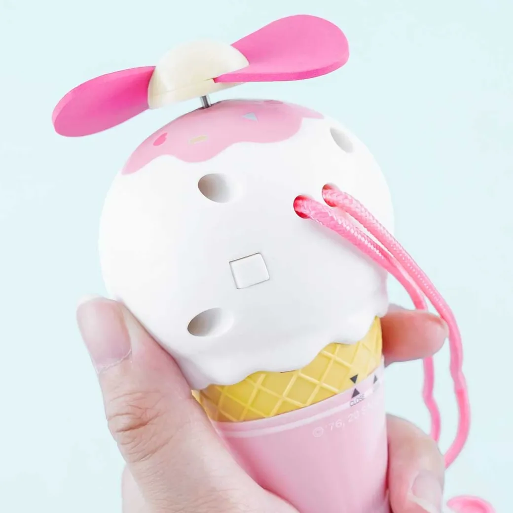 Hello Kitty Ice Cream Handheld Fan