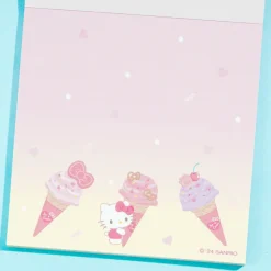 Hello Kitty Ice Cream Party Memo Pad