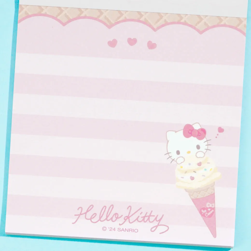 Hello Kitty Ice Cream Party Memo Pad