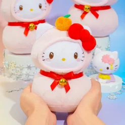 Hello Kitty Kagami Mochi Plushie - Medium
