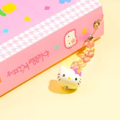 Hello Kitty Kaohana Card Binder With Charm