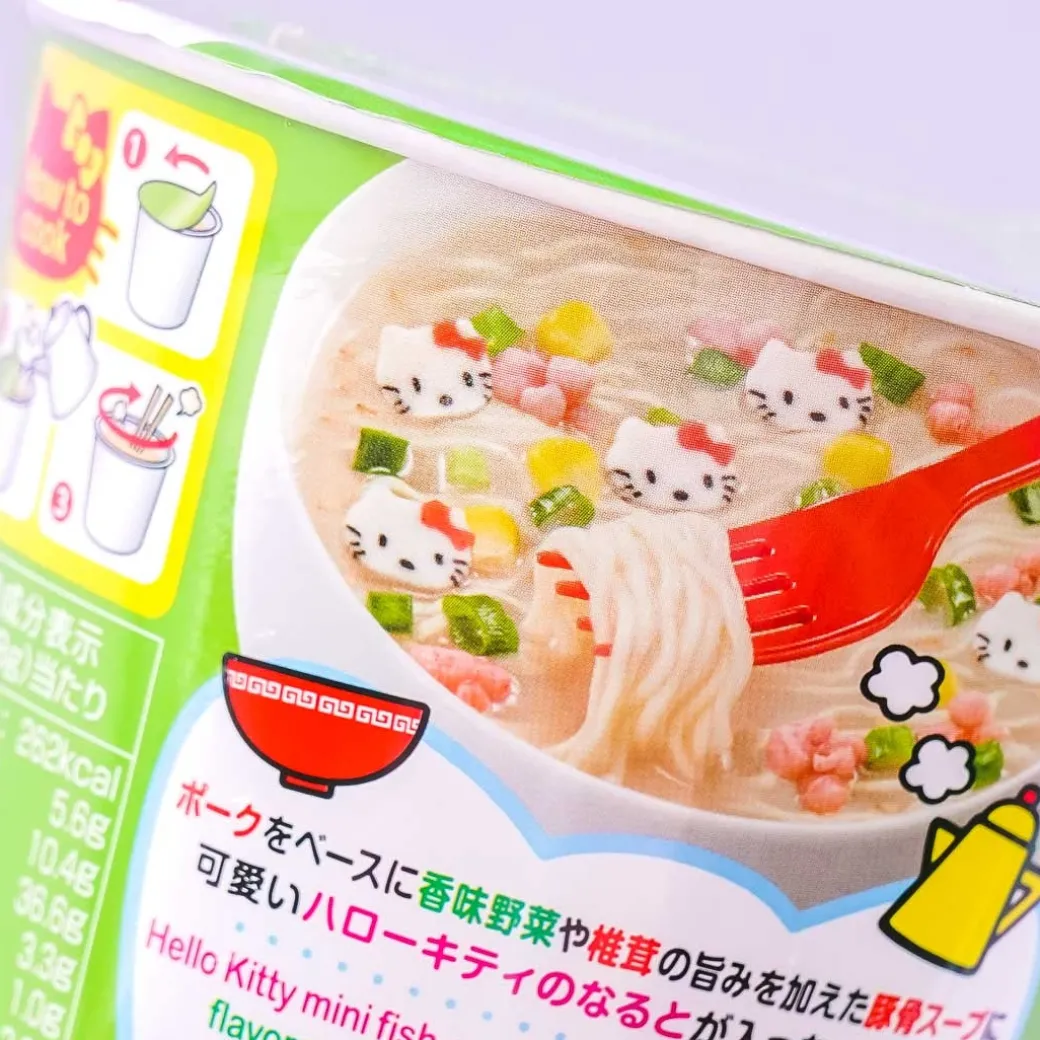 Hello Kitty Kawaii Tonkotsu Noodle Cup