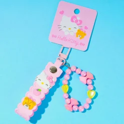 Hello Kitty Keychain With Beaded Bracelet