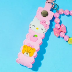 Hello Kitty Keychain With Beaded Bracelet