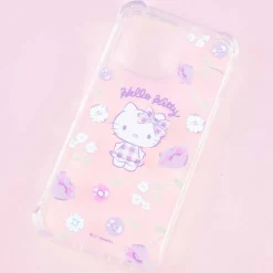 Hello Kitty Lilac Floral Dream Clear Phone Case for iPhone 13 Pro