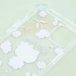 Hello Kitty Lilac Floral Dream Clear Phone Case for iPhone 13