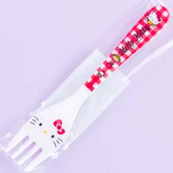 Hello Kitty Meal Time Checkered Fork