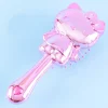 Hello Kitty Metallic Die-Cut Hairbrush