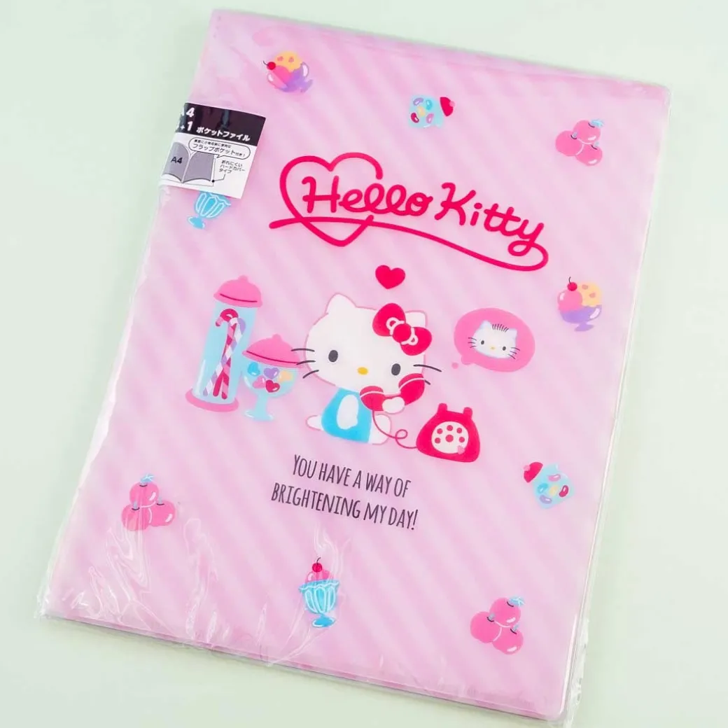 Hello Kitty Multi-Pocket A4 File Folder