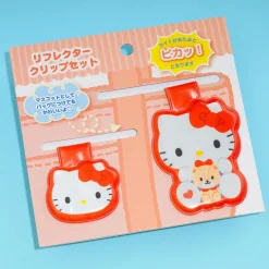Hello Kitty Multi-Purpose Magnetic Reflector Clip Set