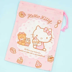 Hello Kitty Patisserie Drawstring Pouch