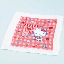 Hello Kitty Picnic Wet Towel With Cylinder Case