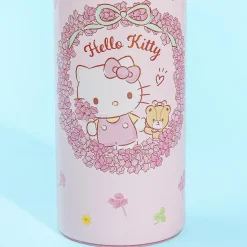 Hello Kitty Pink Floral Harvest One-Push Thermal Bottle