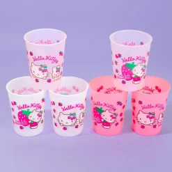 Hello Kitty Pink Strawberry Drinking Cup Set - 2 pcs