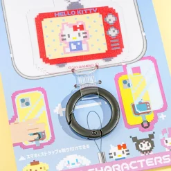 Hello Kitty Pixel TV Multi-Ring Clasp for Smartphone